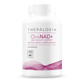 Theralogix, OvaNAD+ Egg Quality Support, Nicotinamide Riboside (NR) & Pterostilbene Supplement, Supports Cellular Energy, Ovarian Function & Reproductive Health, 90-Day Supply
