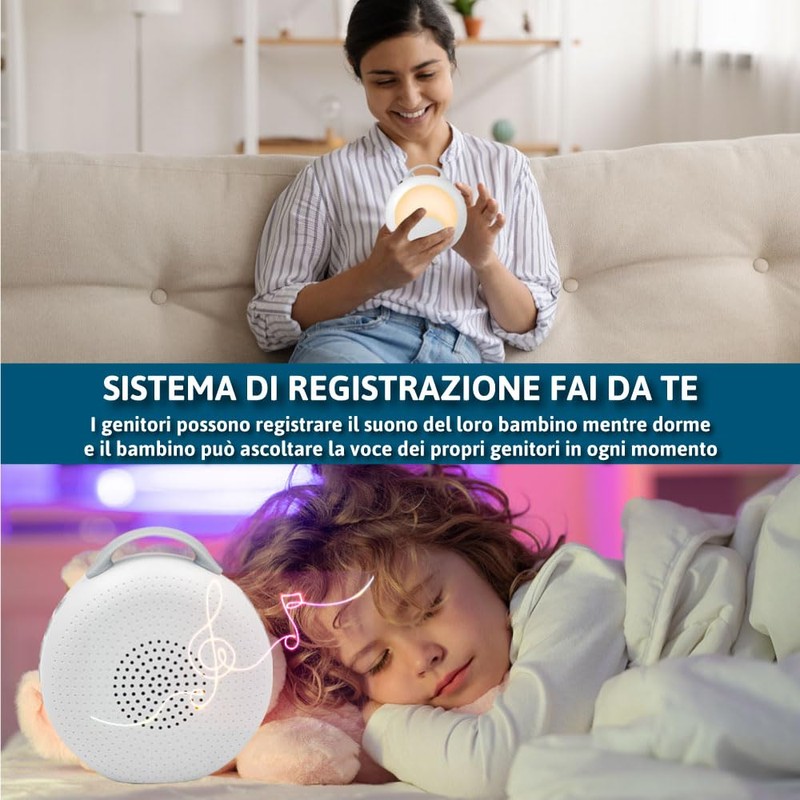 Hearing360 White Noise/Baby White Noise Device with Night Light -