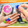 SOL 36 Pcs Bike Spoke Beads | Multicoloured Bicycle Spokey
