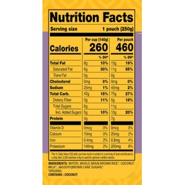 Tasty Bite Organic Coconut Rice, 8.8 Ounce, Pack of 6, Ready to Eat, Microwavable, Vegan, Gluten-Free