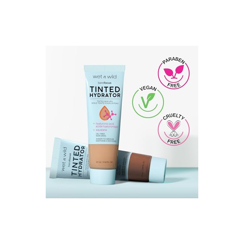 Wet Wild Bare Focus Tinted Hydrator Color Hidratante Light