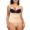 Nebility Thong Shapewear Bodysuit for Women Tummy Control Body Shaper