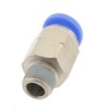 IQS Straight Plug Fitting NPT 1/16 Inch - 5/32 Inch