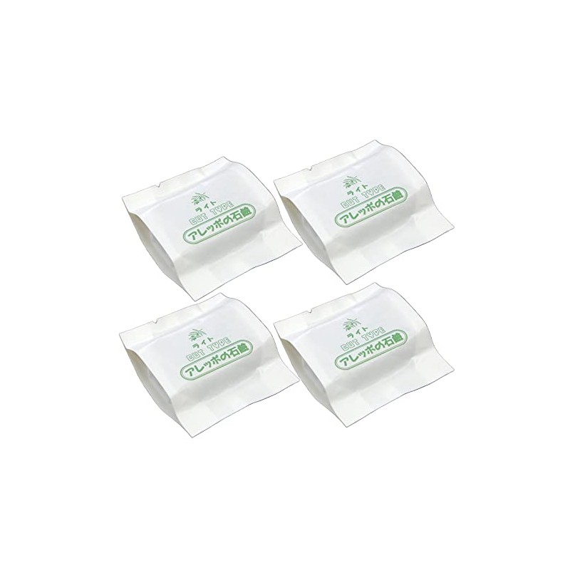 Alepo Soap Light Cut Type Set of 4