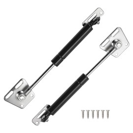 Motoforti Universal Lift Supports Struts Gas Spring 7inch/180mm 13Ib/ 60N/ 6kg Carbon Steel Black 2 Set