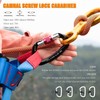CAMNAL Heavy Duty Carabiner UIAA Certified Locking Carabiner 25KN (About