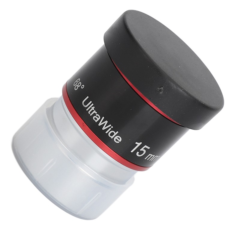1.25in 15mm 68 Degree Ultra Wide Angle Eyepiece for Telescope