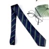 FASELE Necktie, Unisex, Unisex, Striped, Anchor Pattern, Students, High School