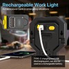 HYPERLITE Rechargeable Work Light 2pack 40W 4000Lumens, Hanging Hook Folding