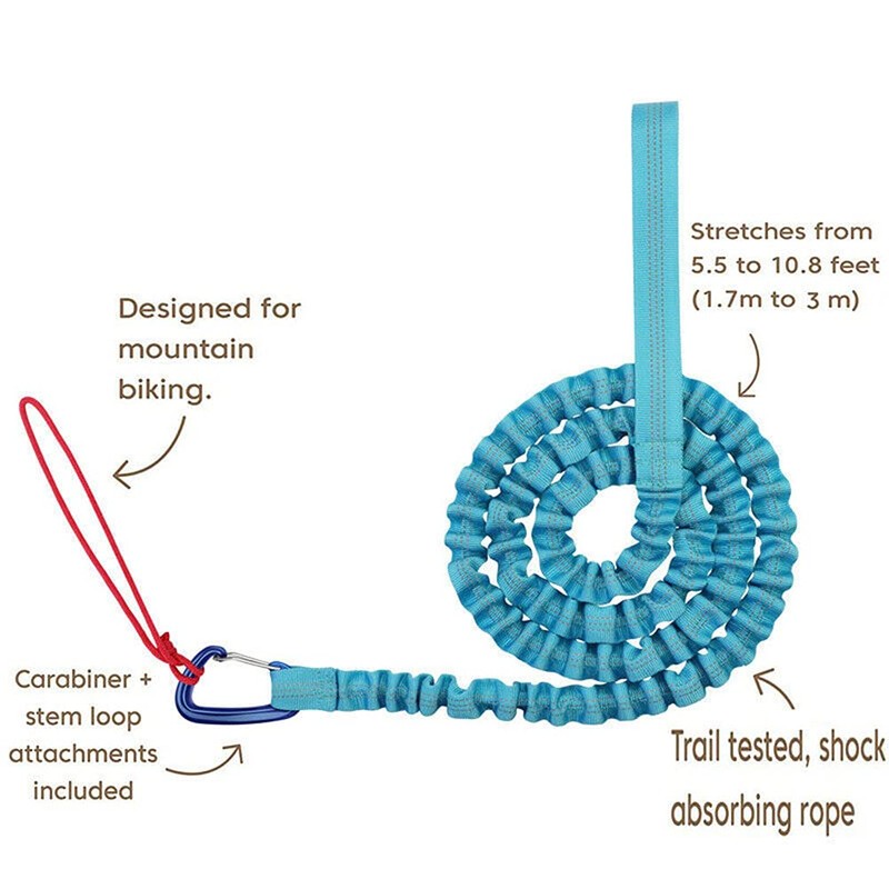 TeTupGa Bicycle Tow Rope Belt Strap Mountain Bike Parent-Child Pull