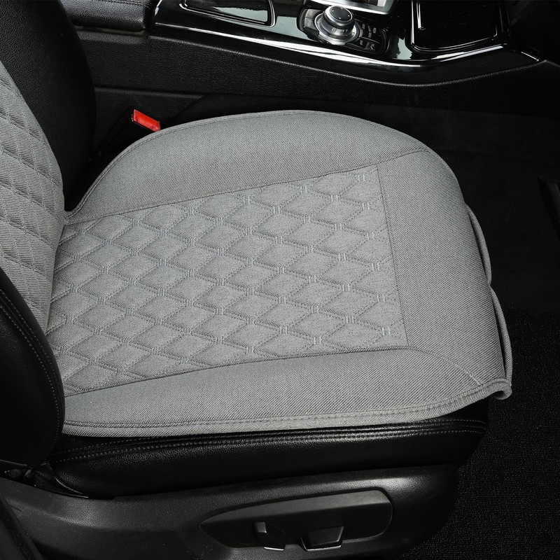 West Llama Linen Car Seat Covers-Breathable & Soft-Front Car Seat