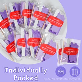 5 in 1 Disposable Pedicure Manicure Kit Sets (20, Count, 80/100 Grit)
