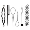 6 Pieces Plastic Magic Hair Braid Tail Styling Kit Ponytail