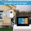 Indoor Outdoor Thermometer Wireless Weather Station with Atomic Clock Temperature
