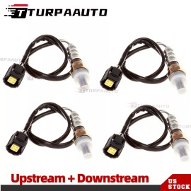 Turpa auto 4X O2 Oxygen Sensor Front & Rear For 2002-2012 Jeep Liberty 2.4L 3.7L 234-4029