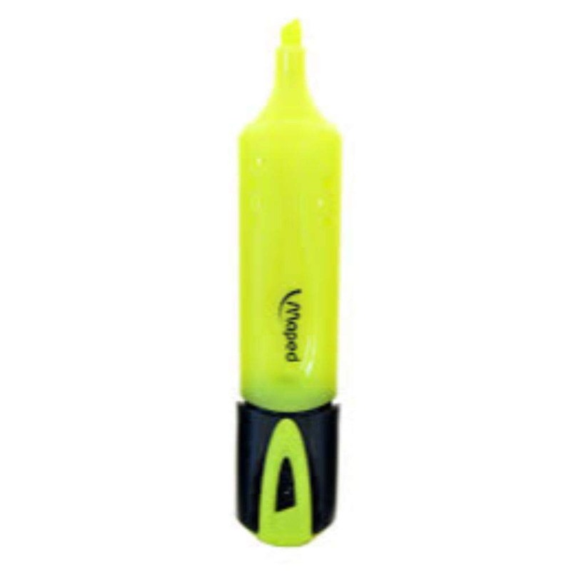 Maped Classic Fluorescent Highlighter, Yellow, Pack of 12