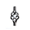 UHRIG Square Wrought Iron Basket Swivel, Scroll for Railings, Fences,
