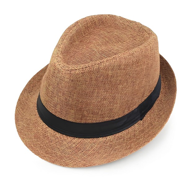 Giroir Fedora Hats for Men Women Short Brim Unisex Summer