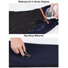 TBMPOY Men's Winter Hiking Pants Waterproof Softshell Fleece Lined Athletic