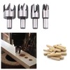WMLBK 14PCS Countersink Drill Bit Set,Wood Plug Cutter Woodworking Screw