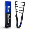 Blue Carbon TexComb Curling Comb - Anti-Static & Shatterproof