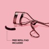 JAPONESQUE Lash Curler Gunmetal, Keeps Lashes Curled for 8 Hours,