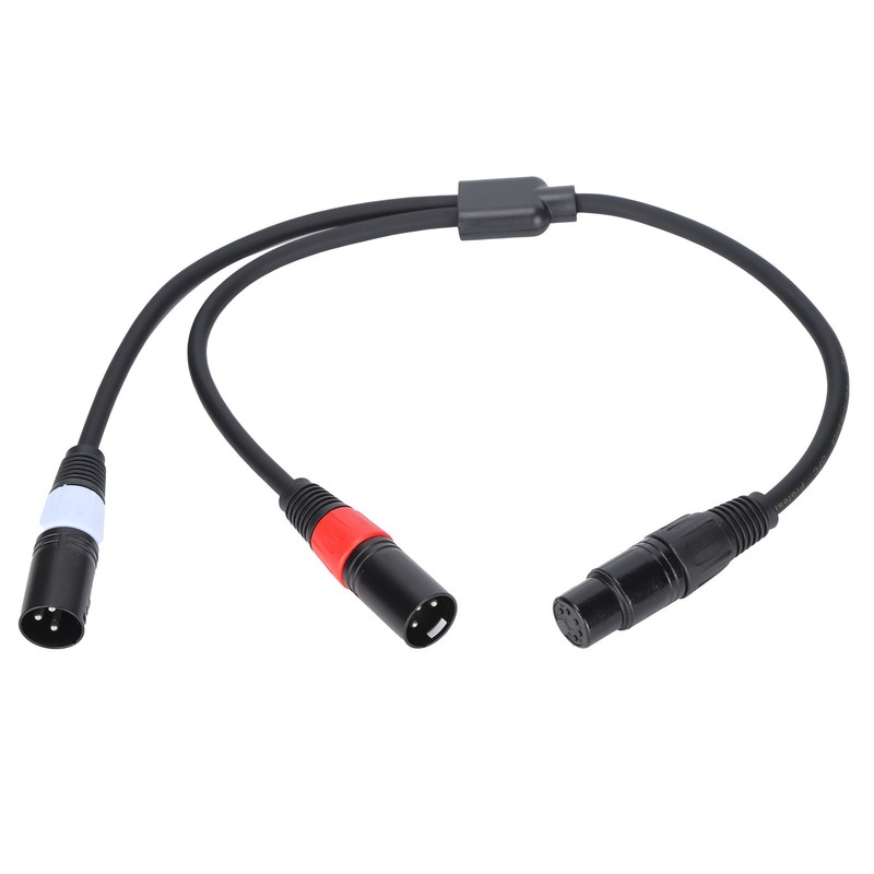 JORINDO 5‑Pin XLR Female to Double 3‑Pin XLR Male Cable