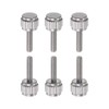 sourcing map 10pcs Vernier Calipers Locking Screws M2.5x10mm Round Flat
