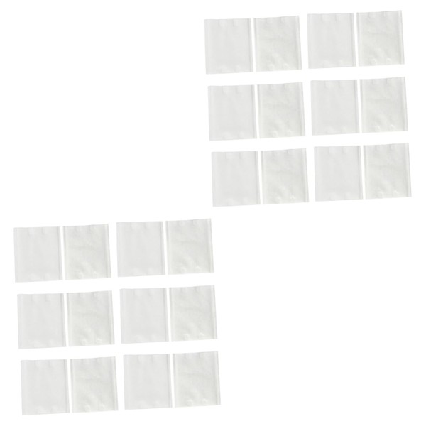 FOMIYES 128 Pcs Makeup Cleaning Mat Clean Pads Face Makeup