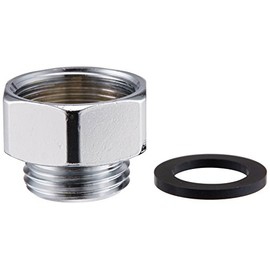 Sanei Faucet PT25-2 (Connecting Adapter for TOTO Shower Hoses) Shower Adapter (For Large Diameter Combination TOTO Faucets)