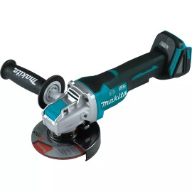 Makita XAG26Z 18V LXT 4‑1/2” / 5" Paddle Switch X‑LOCK Angle Grinder, Tool Only