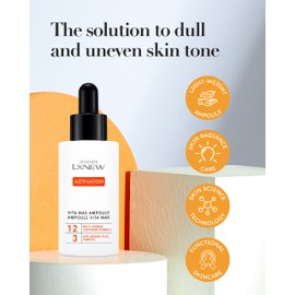 ISA KNOX LXNEW VITAMIN MAX Ampoule Set (58 ml/1.96 fl oz) - Skin Radiance and Elasticity. Vitamin C, Multivitamins, Antioxidant Complex, Ferulic Acid