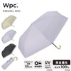 Wpc. 801-14795-102 Parasol Folding Umbrella, Light Shading Flower-Cut Stripe, Mini