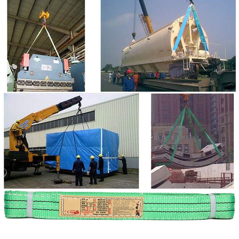 3Meter x 50mm Polyester Lifting Sling Industrial Crane Hoisting Webbing