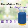 Dice Stacking Cup(Blue) Set with 4 Pcs 19mm(Purple) and 5