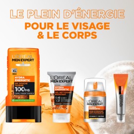 L'Oréal Men Expert - Bille Anti-Cernes & Anti-Poches pour Homme - Booster d'Énergie pour le Regard - Hydra Energetic - 10 ml