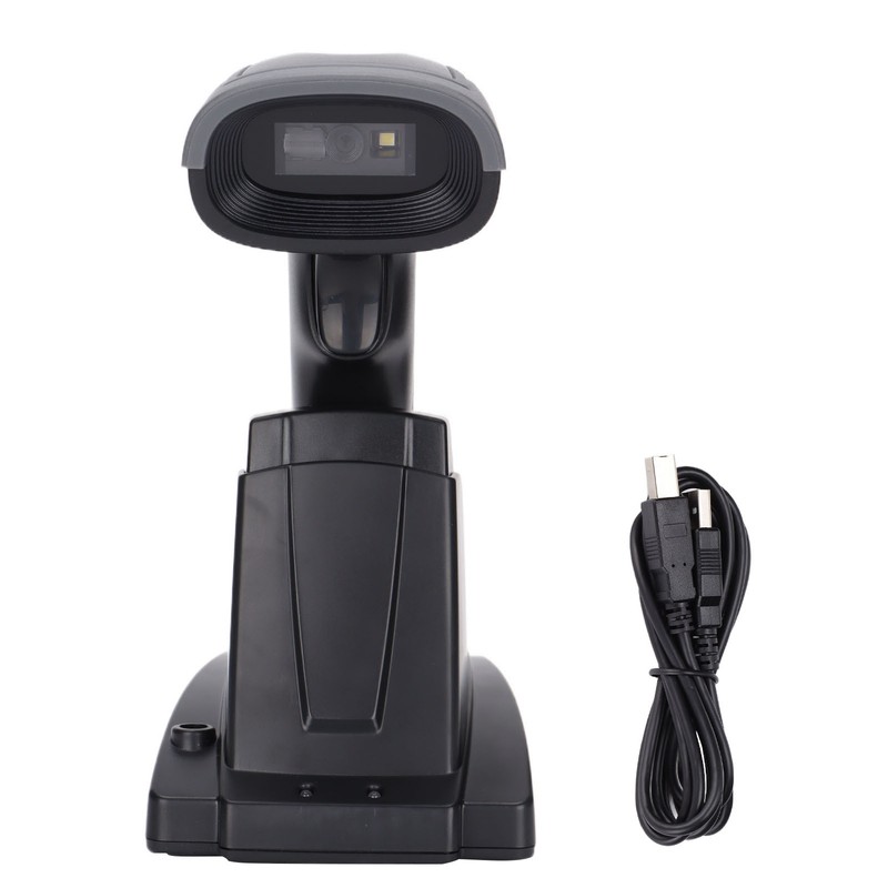 Barcode Scanner 2.4G USB2.0 Ergonomic Stable Accurate Plug and Play