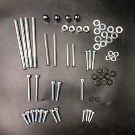 PK80 Motor Bolts Studs, Screws Set for 66cc/80cc/YD100 Gas Engine Motor Kit 2 Stroke Motorized Bike