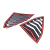 car-attention Side Window Louver Shutter Cover Trim For Corvette C8