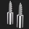 CTWHA 20PCS Self Tapping Screw Cabinet Laminate Bracket Set with