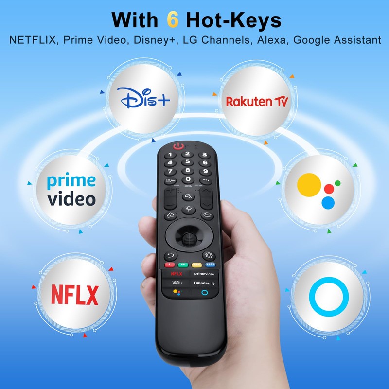 Magic Remote for LG-Smart-TV-Remote-Control,Replacement for MR20GA MR21GA MR22GA MR23GA,Suitable for