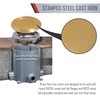 Hubbell-Raco RAC5500KIT Round Floor Box Kit Device Cover, Duplex, Solid