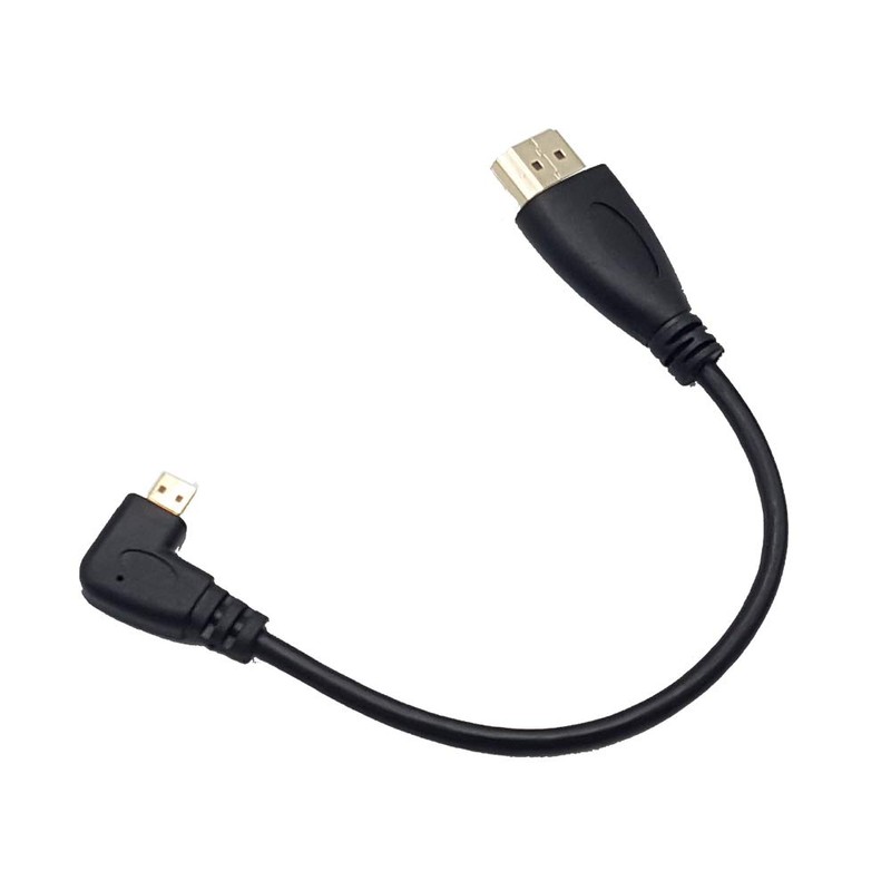 Seadream 8inch 90 Degree Left Angle Micro HDMI Male To