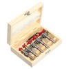 Forstner Drill Bit Set 5-Piece Forstner Bit Drill Bushing, 15/20/25/30/35