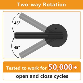 Amerdeco 1 Pack Matte Black Door Handles Interior, Knurled Privacy Door Handles, Heavy Duty Black Door Lever for Bedroom or Bathroom, Reversible Keyless for Left Right Handed Doors AM0018