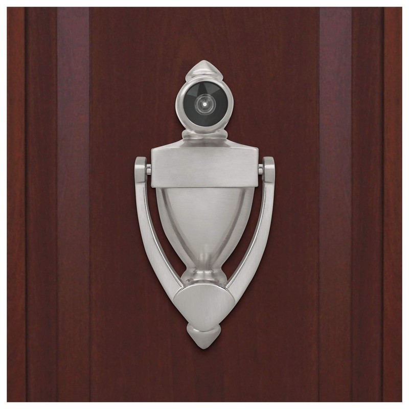 "Nuk3y Door Knocker & Viewer, 9/16 in. Bore, 220-Degree View