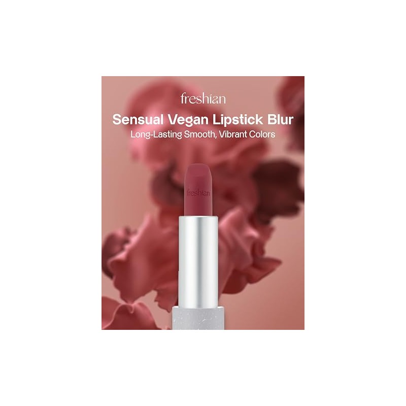 Freshian Lápiz Labial Vegano Sensual Blur (01 Pleasure, 0,12 Oz)