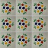 4.2x4.2 9 pcs Bouquet Talavera Mexican Tile