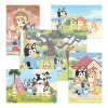 Rompecabezas Bluey 5 En 1 Caja De Madera Novelty