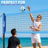 Outdoor Portable Volleyball Net Set with Anti-Sag Winch System